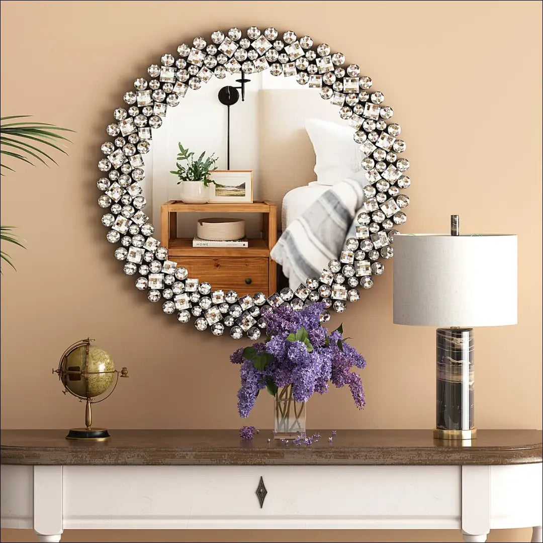 Sieninis veidrodis DI10372 - €85 Save 50% 50-100, __label:Pristatymas 1-2 d.d., color-sidabrine, interjeras,