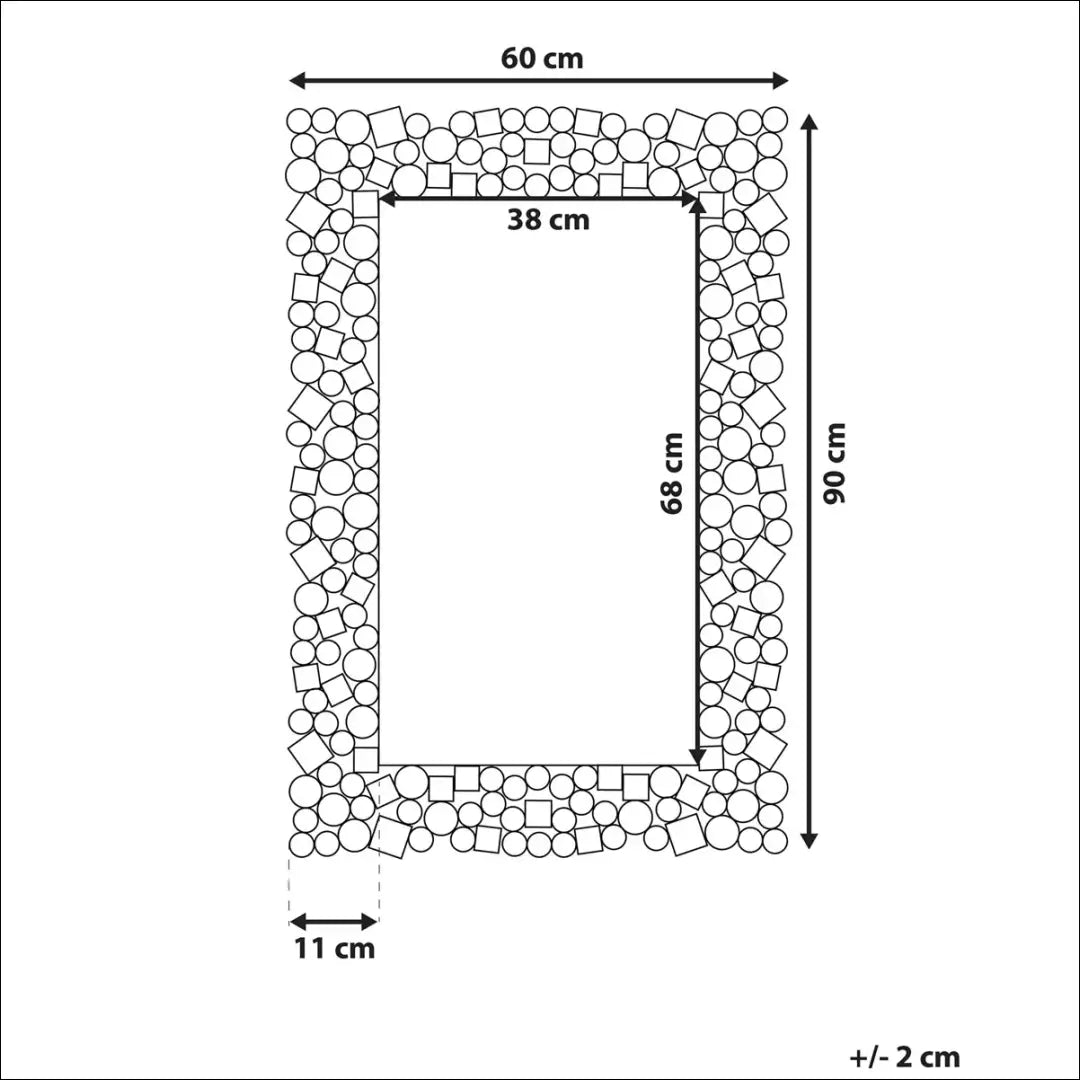 Sieninis veidrodis DI10373 - €134 Save 50% 100-200, __label:Pristatymas 1-2 d.d., color-sidabrine, interjeras,