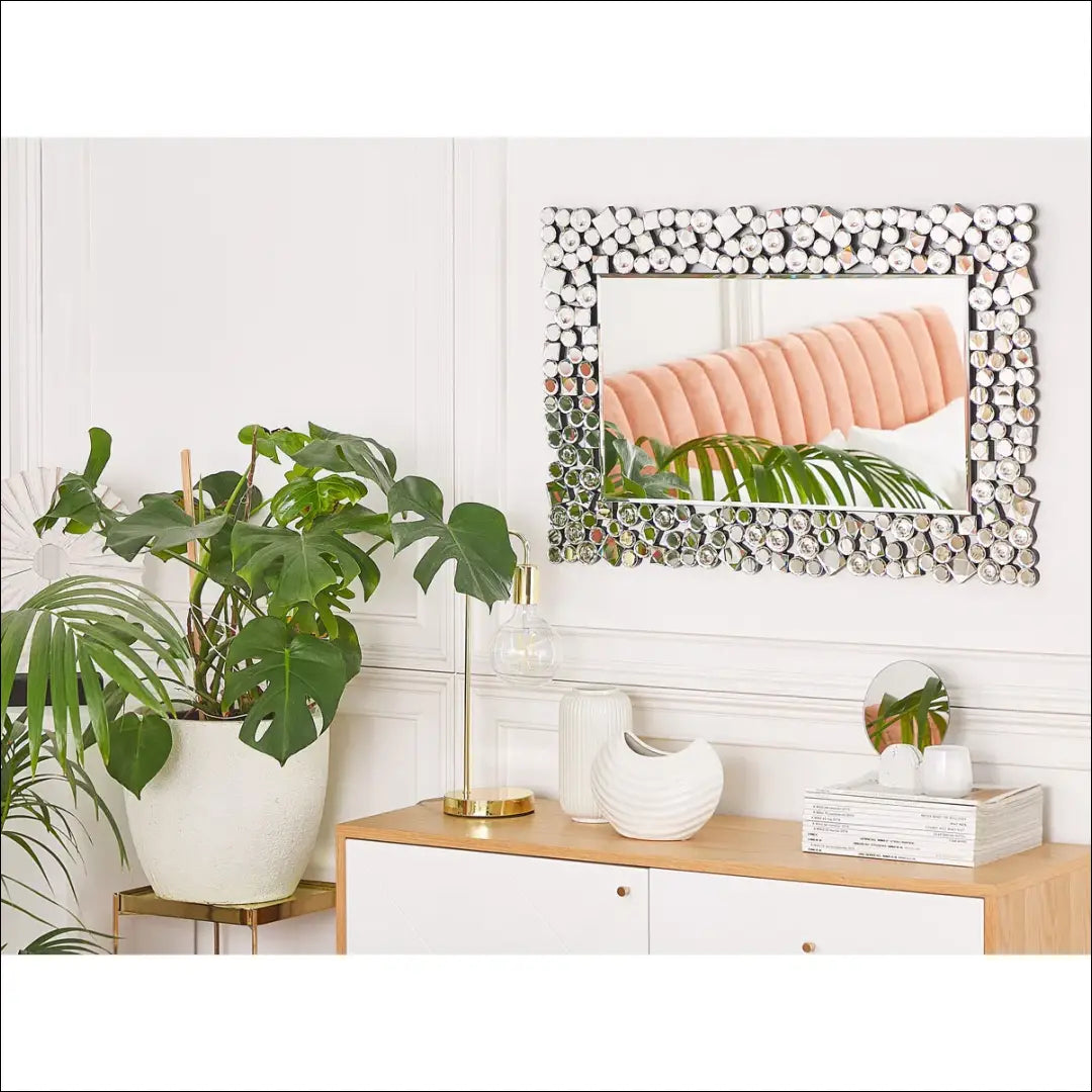 Sieninis veidrodis DI10373 - €134 Save 50% 100-200, __label:Pristatymas 1-2 d.d., color-sidabrine, interjeras,