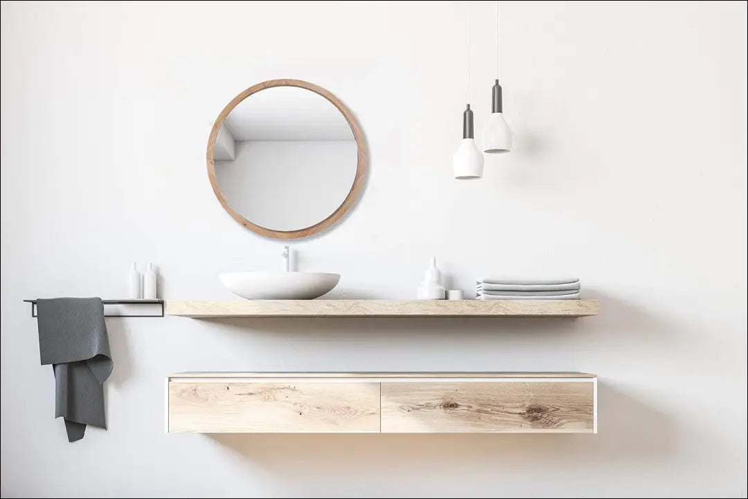 Sieninis veidrodis DI10380 - €54 Save 50% 50-100, __label:Pristatymas 1-2 d.d., color-ruda, interjeras,