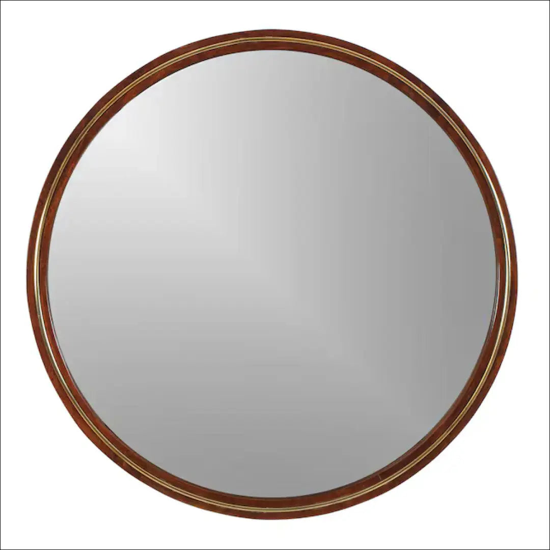 Sieninis veidrodis DI10386 - €44 Save 50% 25-50, __label:Pristatymas 1-2 d.d., color-auksine, color-ruda, interjeras