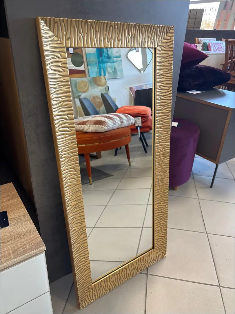 Sieninis veidrodis DI10443 - €65 Save 50% 50-100, __label:Pristatymas 1-2 d.d., color-auksine, interjeras,