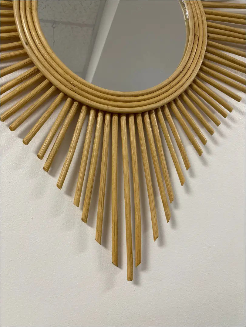 Sieninis veidrodis DI10731 - €24 Save 50% __label:Pristatymas 1-2 d.d., color-ruda, interjeras, material-bambukas,