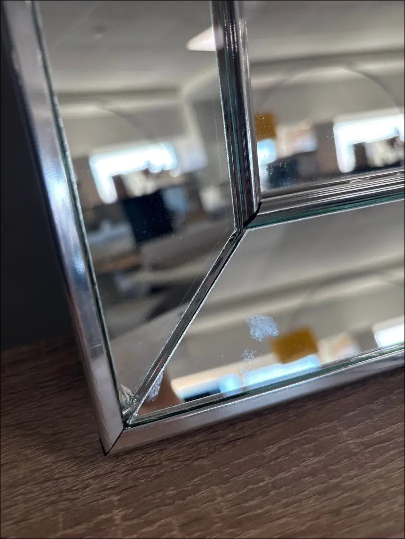 Sieninis veidrodis DI10801 - €25 Save 65% 25-50, __label:Pristatymas 1-2 d.d., color-sidabrine, material-mediena,