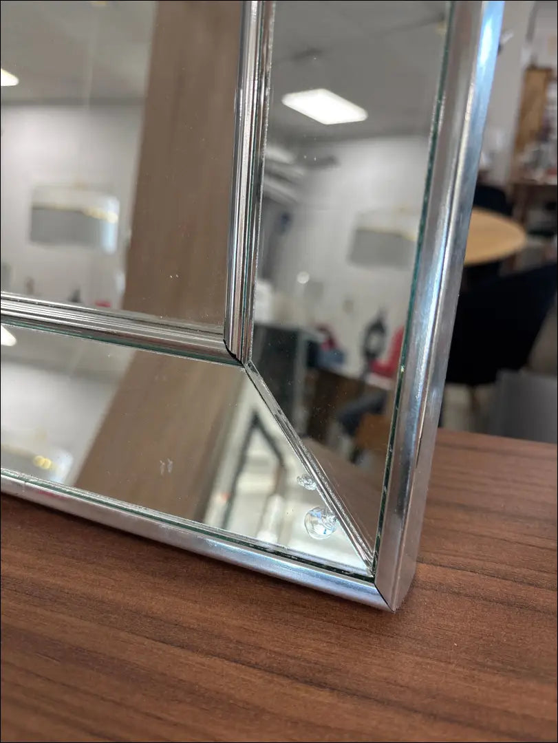 Sieninis veidrodis DI10801 - €25 Save 65% 25-50, __label:Pristatymas 1-2 d.d., color-sidabrine, material-mediena,