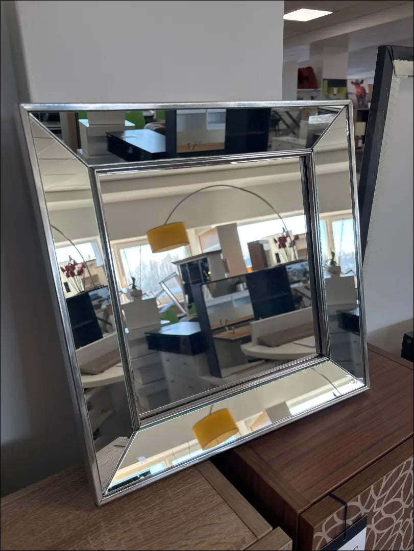 Sieninis veidrodis DI10801 - €25 Save 65% 25-50, __label:Pristatymas 1-2 d.d., color-sidabrine, material-mediena,