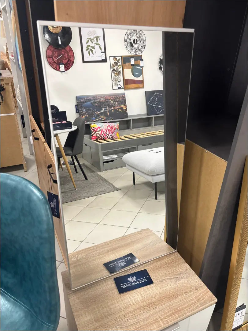 Sieninis veidrodis DI10878 - €32 Save 50% 25-50, __label:Pristatymas 1-2 d.d., color-balta, interjeras,