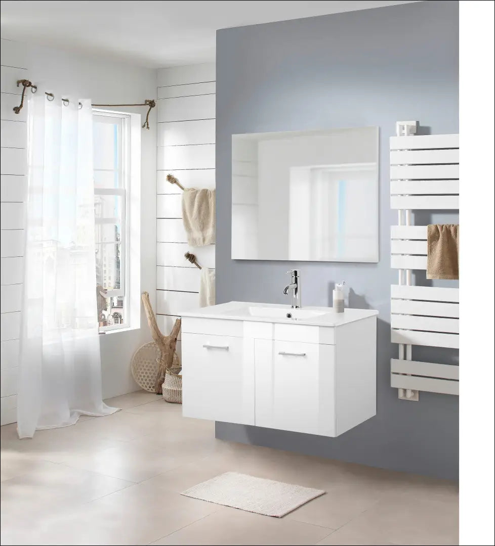 Sieninis veidrodis DI10982 - €24 Save 70% __label:Pristatymas 1-2 d.d., color-balta, material-mdf, material-stiklas,