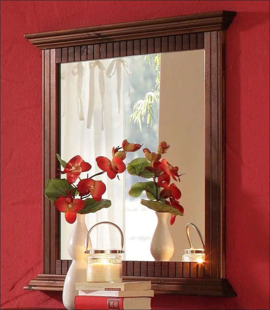 Sieninis veidrodis DI12006 - €84 Save 50% 50-100, __label:Pristatymas 1-2 d.d., color-ruda, interjeras,