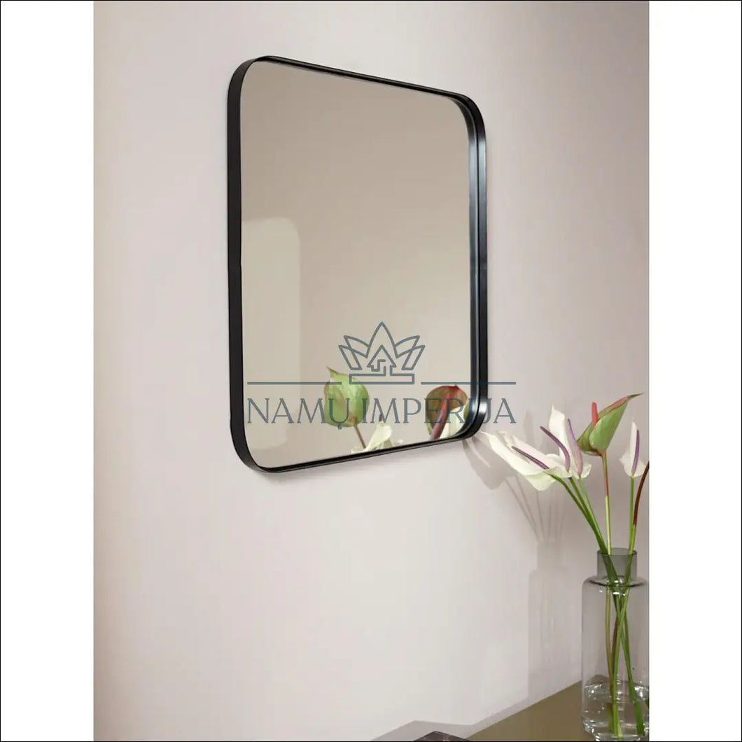 Sieninis veidrodis DI3369 - €35 Save 65% 25-50, color-juoda, interjeras, material-metalas, material-stiklas