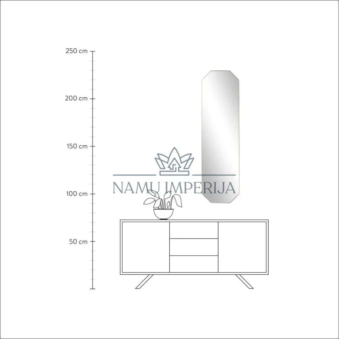 Sieninis veidrodis DI4099 - €77 Save 65% 50-100, __label:Pristatymas 1-2 d.d., color-auksine, interjeras,