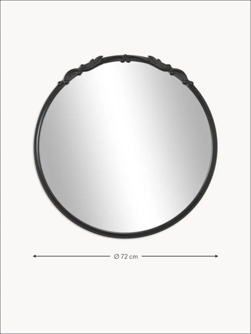 Sieninis veidrodis DI4106 - €60 Save 70% 50-100, __label:Pristatymas 1-2 d.d., color-juoda, interjeras, material-mdf