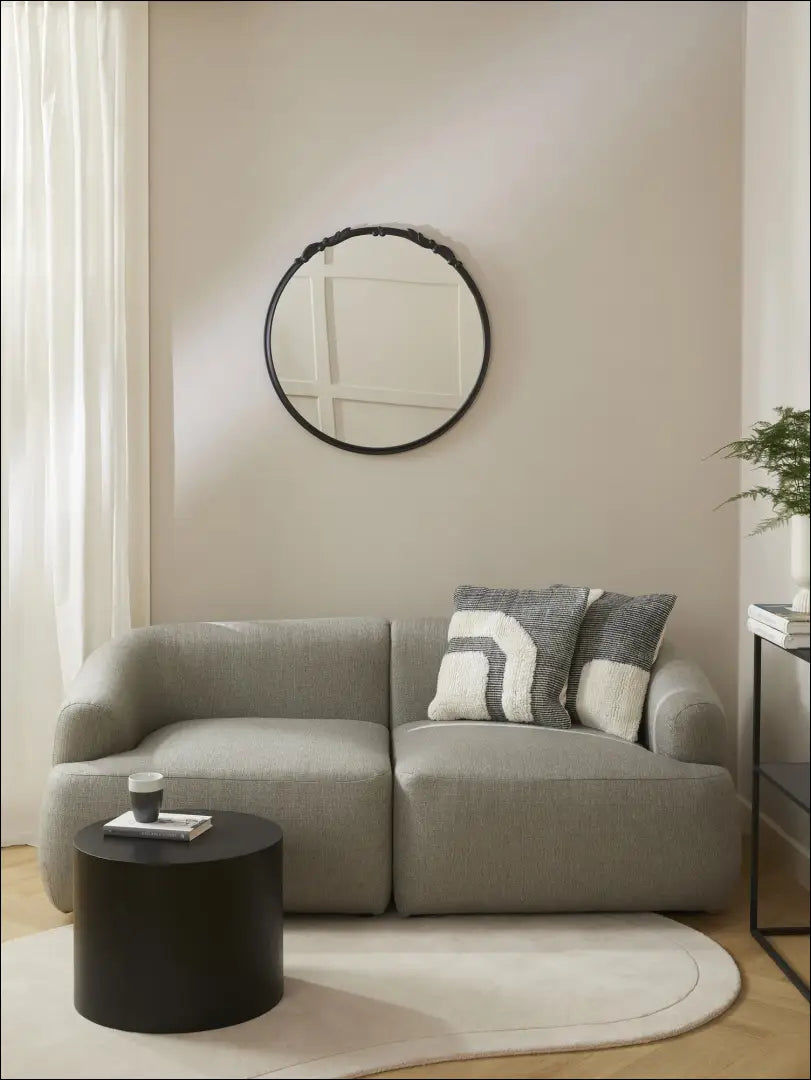 Sieninis veidrodis DI4106 - €60 Save 70% 50-100, __label:Pristatymas 1-2 d.d., color-juoda, interjeras, material-mdf