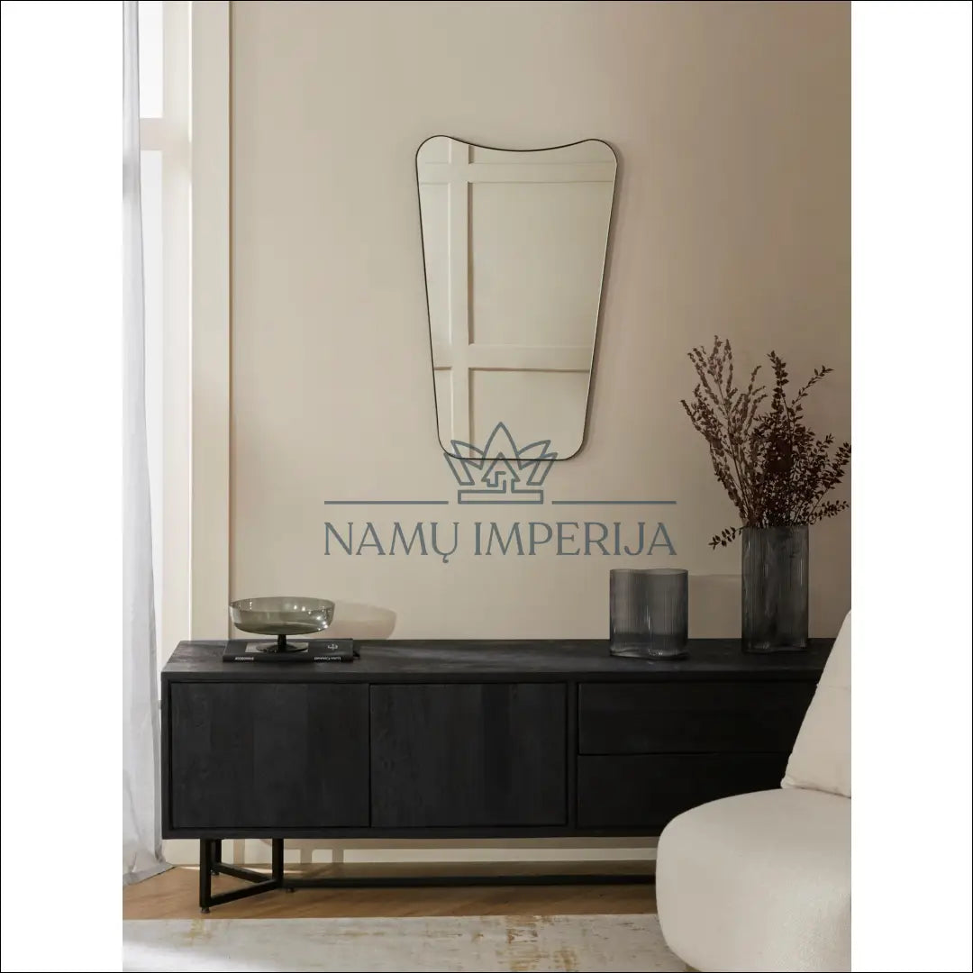 Sieninis veidrodis DI4122 €60 Save 70% 50 100, __label:Pristatymas 1 2 d.d., color juoda, interjeras, material metalas