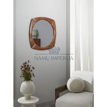 Įkelti vaizdą į galerijos rodinį, Sieninis veidrodis DI4132 - 50-100, color-ruda, interjeras,
