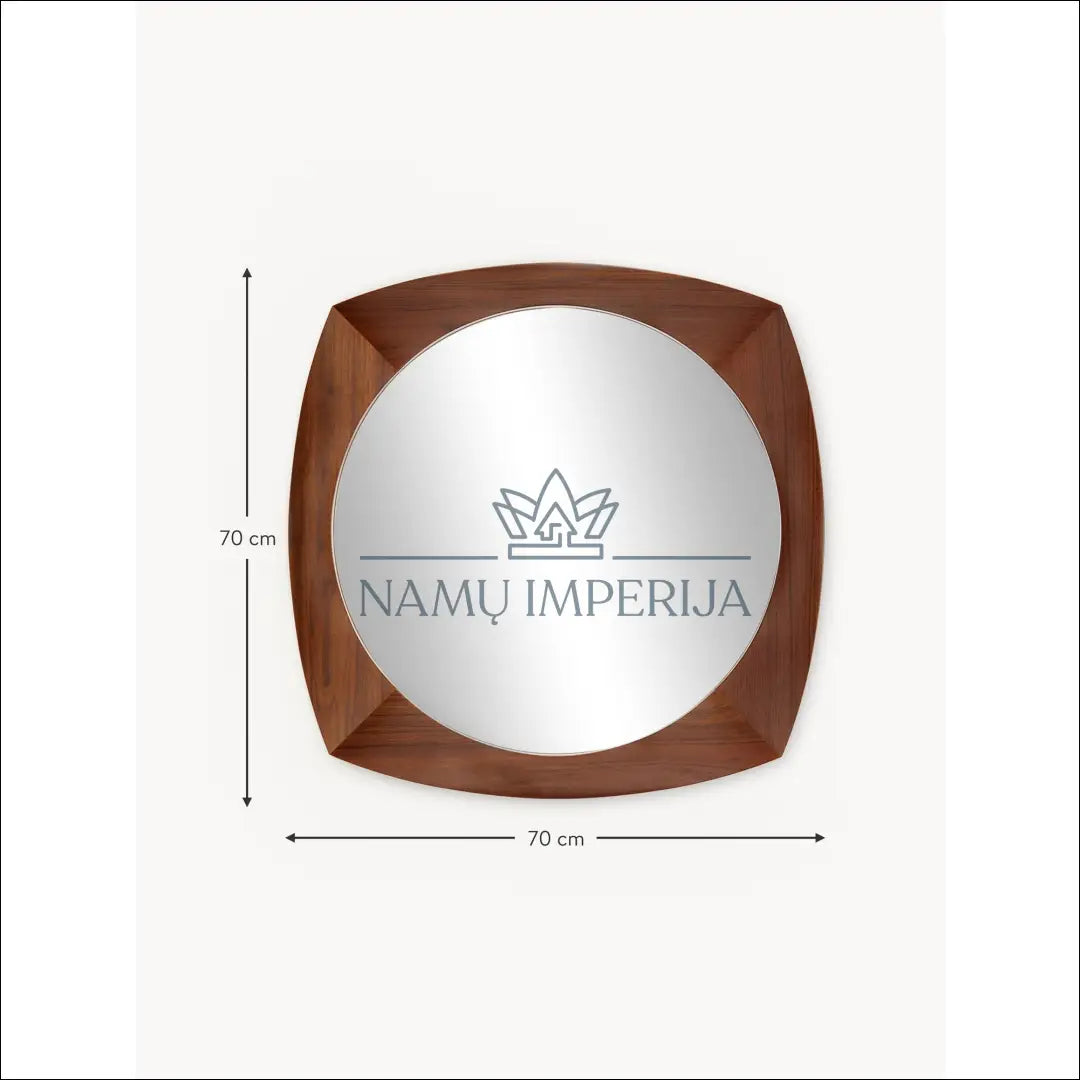 Sieninis veidrodis DI4132 - €48 Save 70% 25-50, __label:Pristatymas 1-2 d.d., color-ruda, interjeras, material-mediena