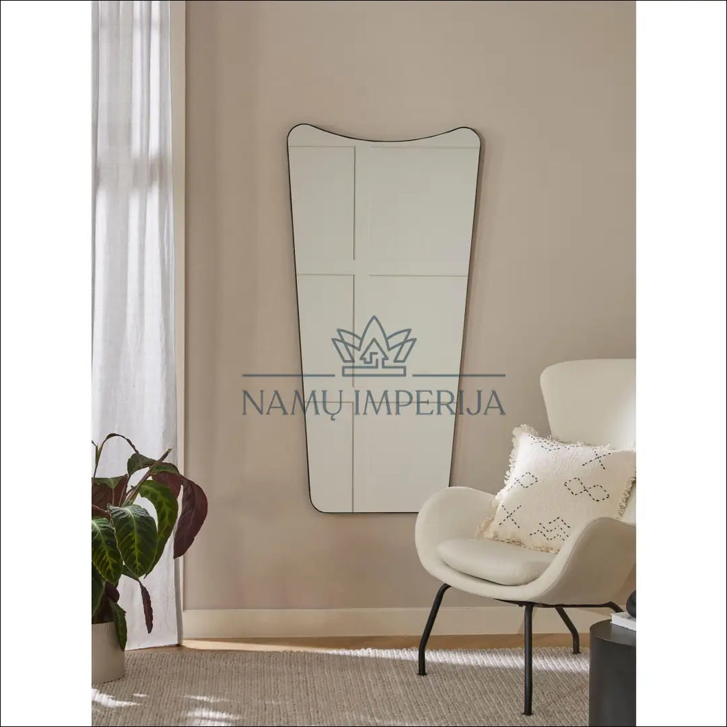 Sieninis veidrodis DI4183 - €139 Save 55% 100-200, color-juoda, interjeras, material-metalas, material-stiklas