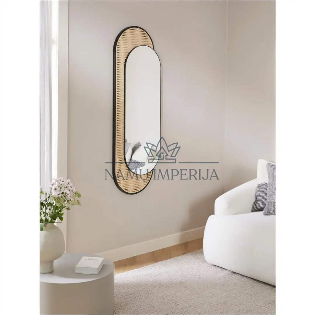 Sieninis veidrodis DI4982 - €150 Save 50% 100-200, color-juoda, color-smelio, interjeras, material-metalas Interjeras