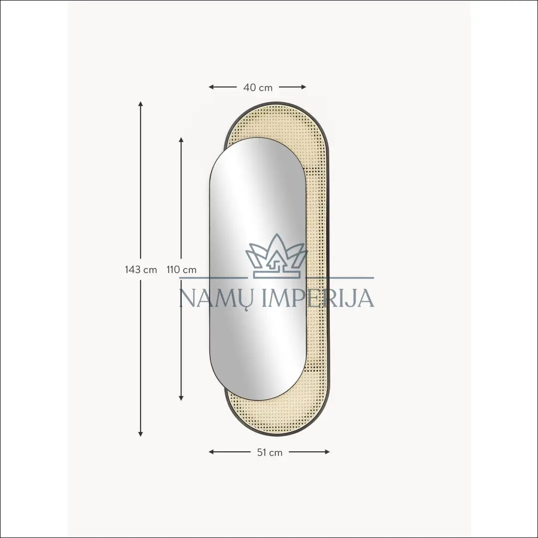 Sieninis veidrodis DI4982 - €120 Save 60% 100-200, __label:Pristatymas 1-2 d.d., color-juoda, color-smelio,