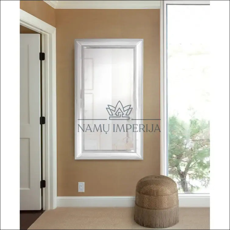 Sieninis veidrodis DI5528 - €84 Save 50% 50-100, color-balta, interjeras, material-plastikas, material-stiklas Balta