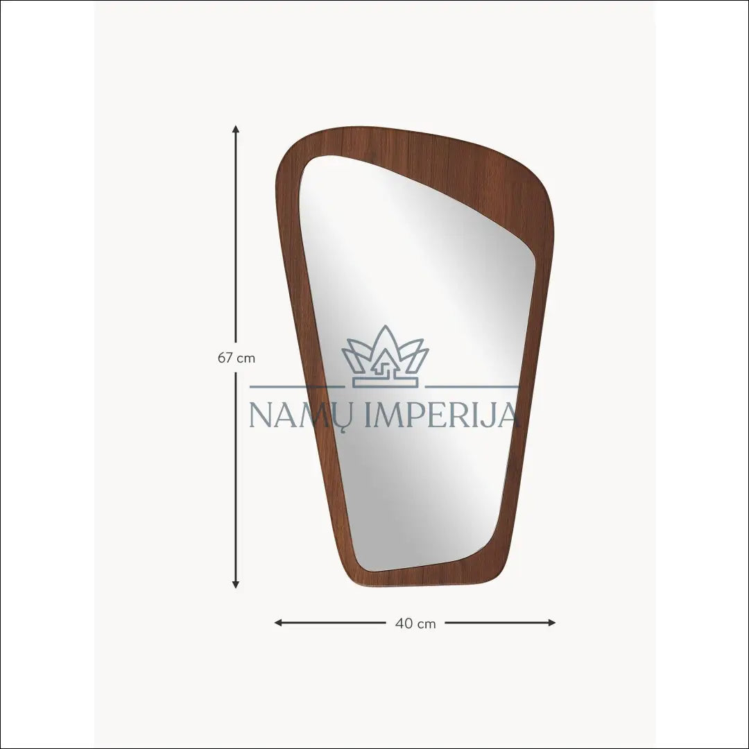 Sieninis veidrodis DI5703 - €36 Save 50% 25-50, __label:Pristatymas 1-2 d.d., color-ruda, interjeras, material-mdf