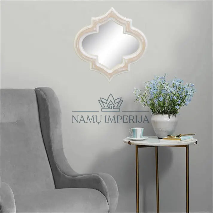 Sieninis veidrodis DI6296 - €36 Save 50% 25-50, color-balta, color-ruda, interjeras, material-mdf Balta | Namų