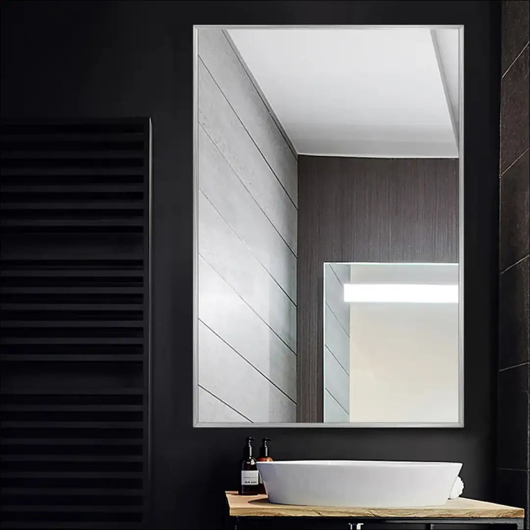 Sieninis veidrodis DI7071 - €37 Save 65% 25-50, __label:Pristatymas 1-2 d.d., color-sidabrine, interjeras,