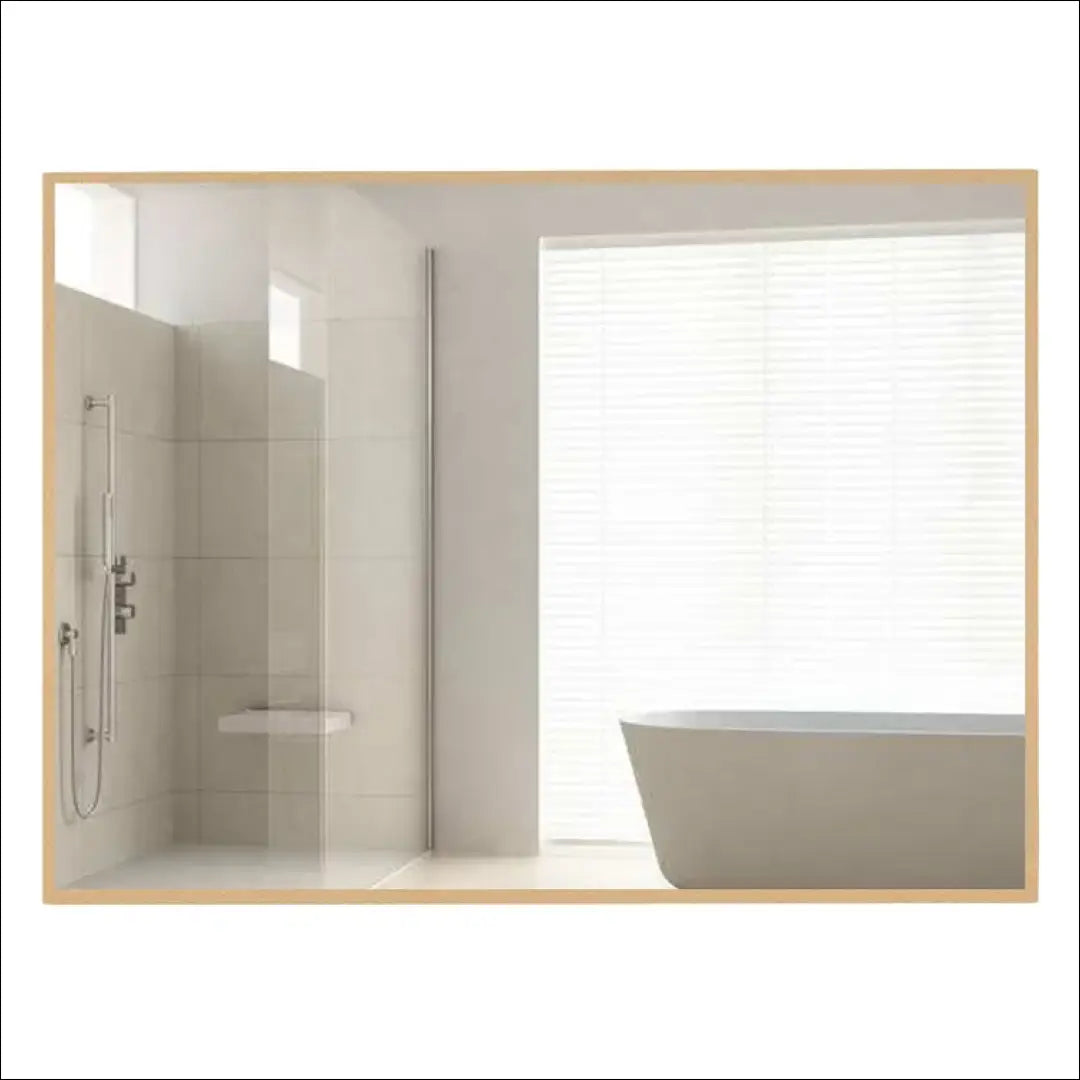 Sieninis veidrodis DI7075 - €38 Save 55% 25-50, __label:Pristatymas 1-2 d.d., color-auksine, interjeras,