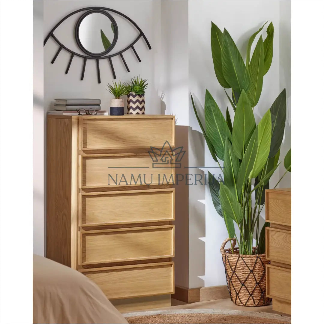 Sieninis veidrodis ’Kave Home’ DI10081 - €35 Save 50% 25-50, __label:Pristatymas 1-2 d.d., color-juoda, interjeras,