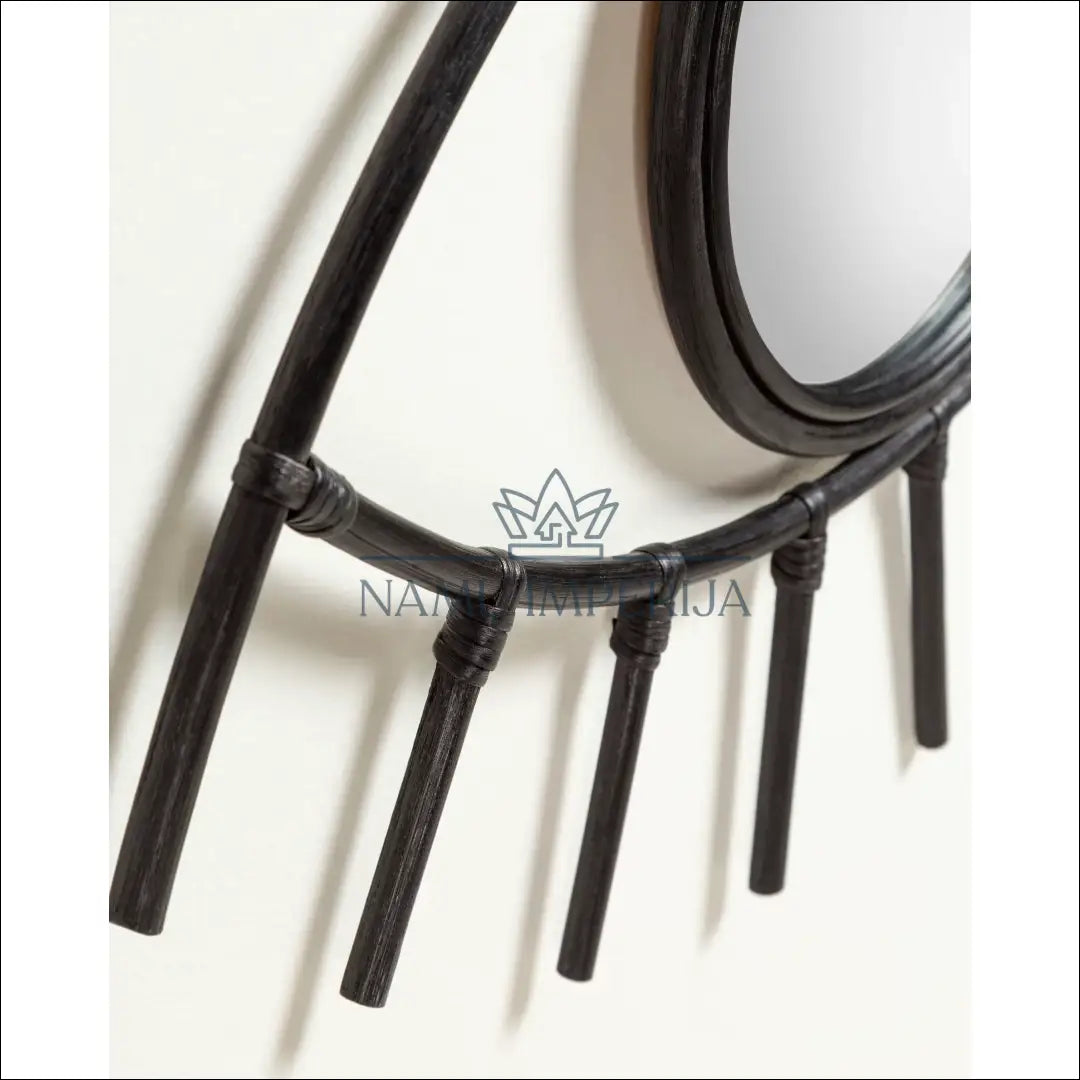 Sieninis veidrodis ’Kave Home’ DI10081 - €35 Save 50% 25-50, __label:Pristatymas 1-2 d.d., color-juoda, interjeras,