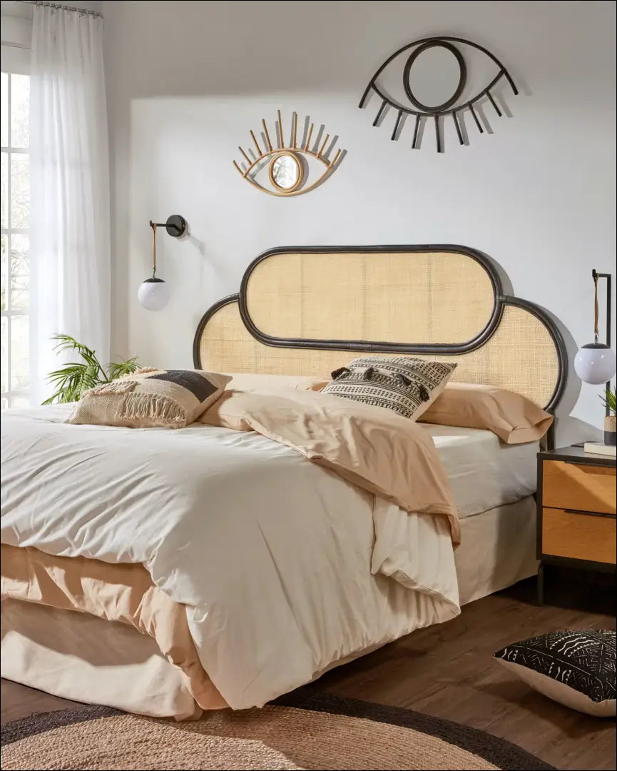 Sieninis veidrodis ’Kave Home’ DI10081 - €35 Save 50% 25-50, __label:Pristatymas 1-2 d.d., color-juoda, interjeras,