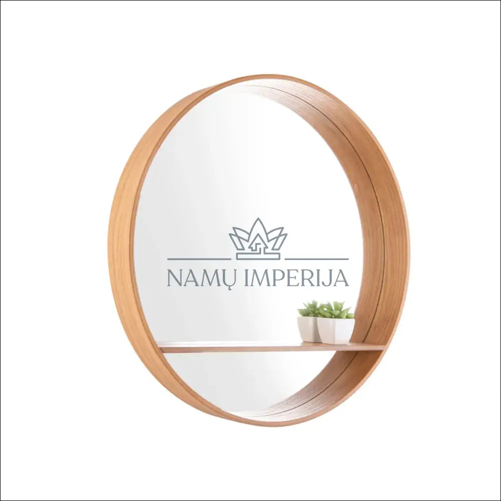 Sieninis veidrodis su lentynėle DI10157 - €55 Save 50% 50-100, __label:Pristatymas 1-2 d.d., color-ruda, interjeras,