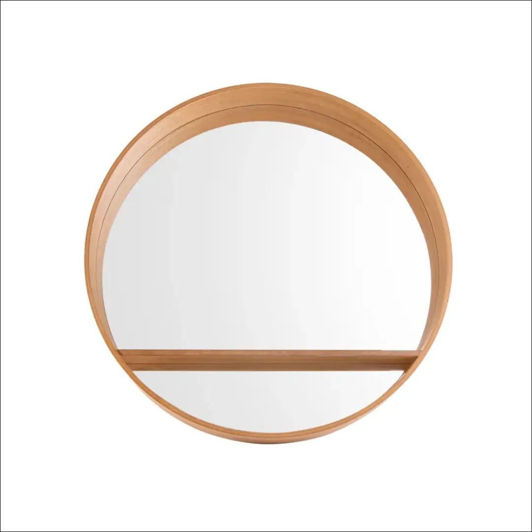 Sieninis veidrodis su lentynėle DI10157 - €49 Save 55% 25-50, __label:Pristatymas 1-2 d.d., color-ruda, interjeras,