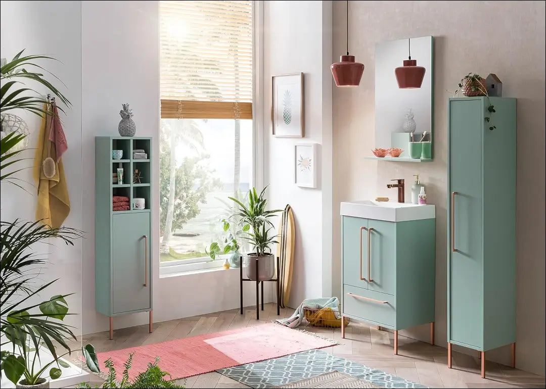 Sieninis veidrodis su lentynėle DI10651 - €42 Save 50% 25-50, __label:Pristatymas 1-2 d.d., color-zalia, interjeras,