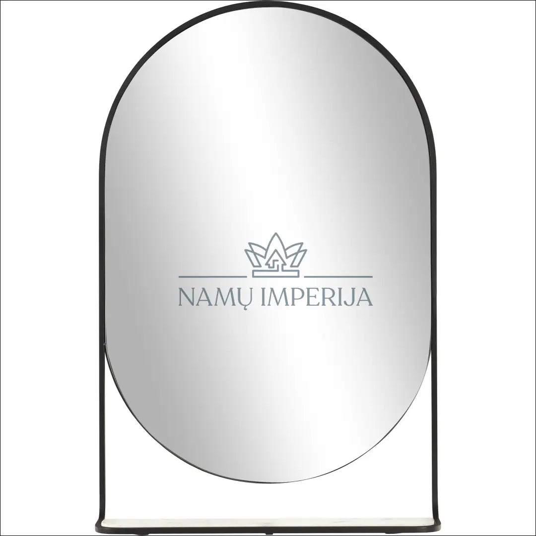 Sieninis veidrodis su marmuro lentynėle DI3063 - €70 Save 65% 50-100, color-balta, color-juoda, interjeras,