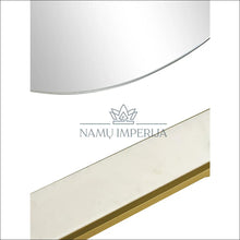 Augšupielādējiet attēlu galerijas skatā Sieninis veidrodis su marmuro lentynėle DI3258 - €70 Save 65% 50-100, color-auksine, color-balta, material-marmuras,
