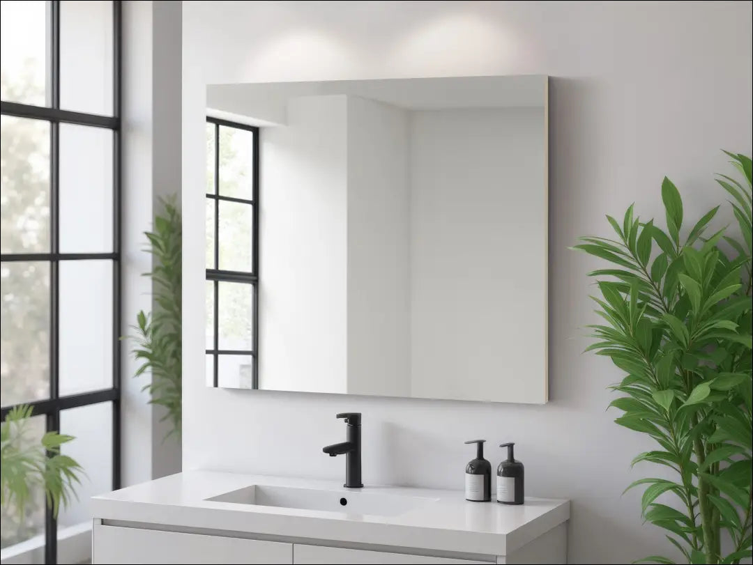 Sieninis vonios veidrodis DI11046 - €20 Save 50% __label:Pristatymas 1-2 d.d., color-kremas, interjeras, material-mdf,