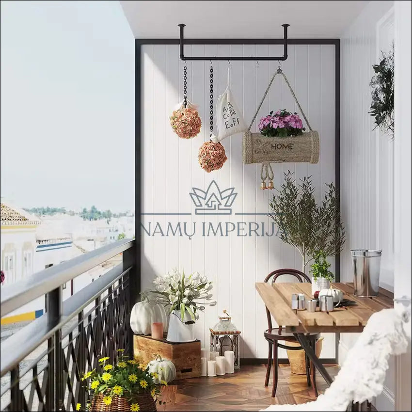 Sieninių kabyklų komplektas (2vnt) KI1314 €19 Save 50% __label:Pristatymas 1 2 d.d., color juoda, drabuziu kabykla,