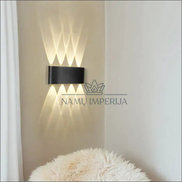 Sieninių LED šviestuvų komplektas (2vnt) DI5361 - €13 Save 70% __label:Pristatymas 1-2 d.d., color-juoda,