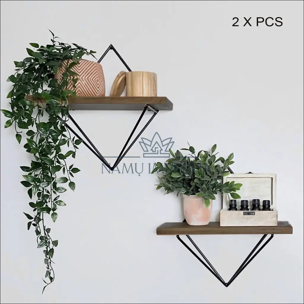 Sieninių lentynėlių komplektas (2vnt) SI1656 - €31 Save 50% 25-50, __label:Pristatymas 1-2 d.d., biuro-baldai,