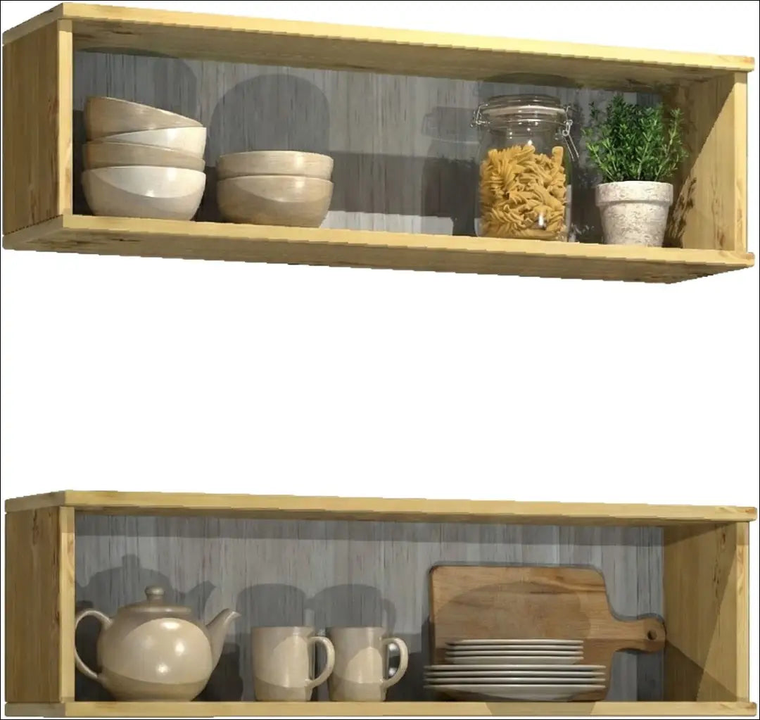 Sieninių lentynų komplektas (2vnt) SI2323 - €149 Save 50% 100-200, __label:Pristatymas 1-2 d.d., biuro-baldai,