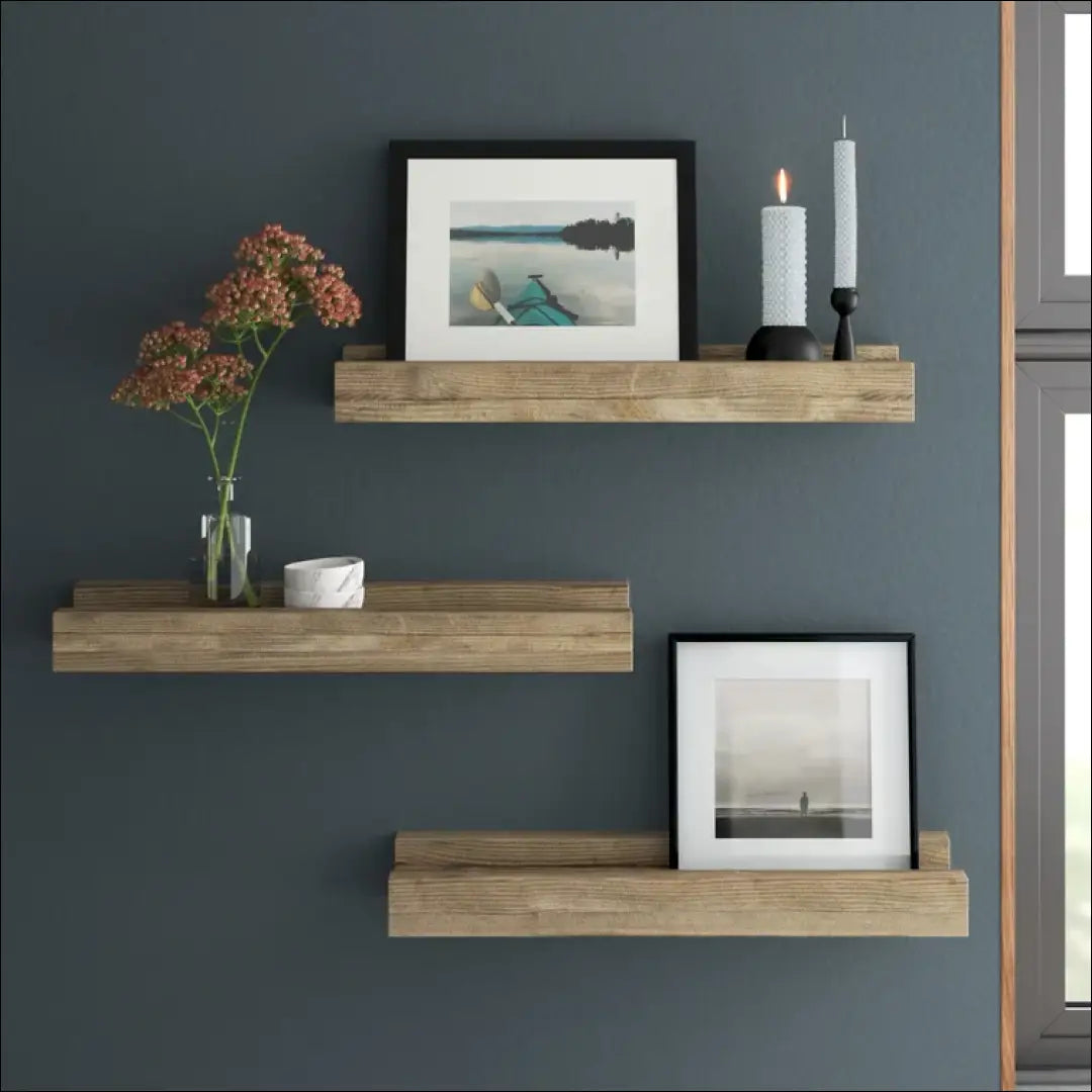 Sieninių lentynų komplektas (3vnt) SI1335 - €34 Save 60% 25-50, __label:Pristatymas 1-2 d.d., biuro-baldai,