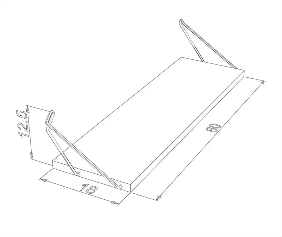 Sieninių lentynų komplektas (3vnt) SI1908 - €44 Save 50% 25-50, __label:Pristatymas 1-2 d.d., biuro-baldai,