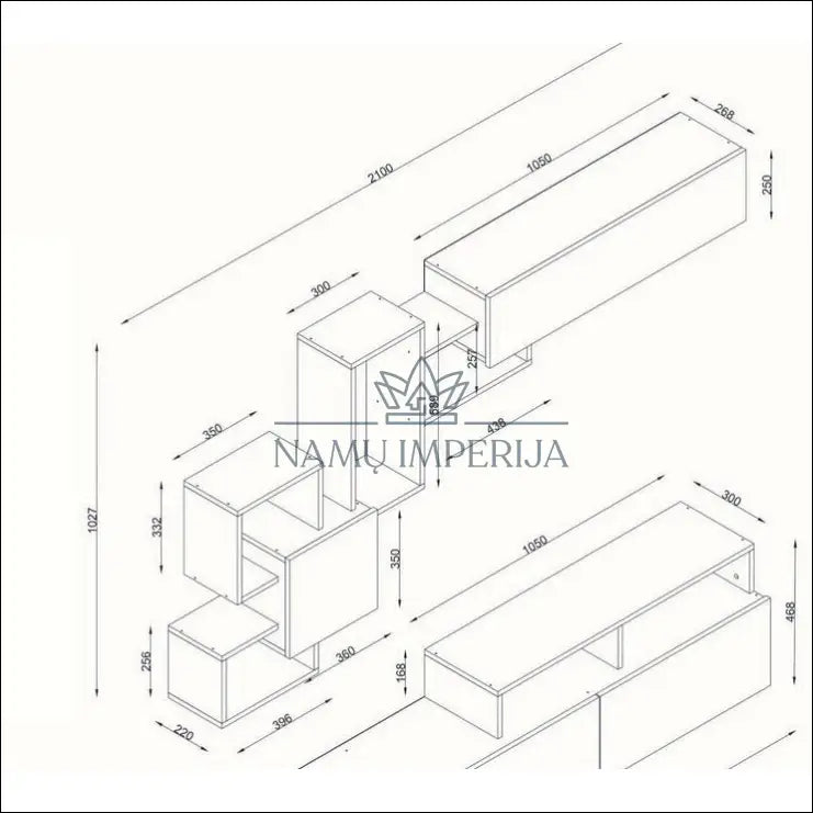 Sieninių lentynų komplektas SI1707 - €50 Save 50% 50-100, __label:Pristatymas 1-2 d.d., biuro-baldai, biuro-lentynos,