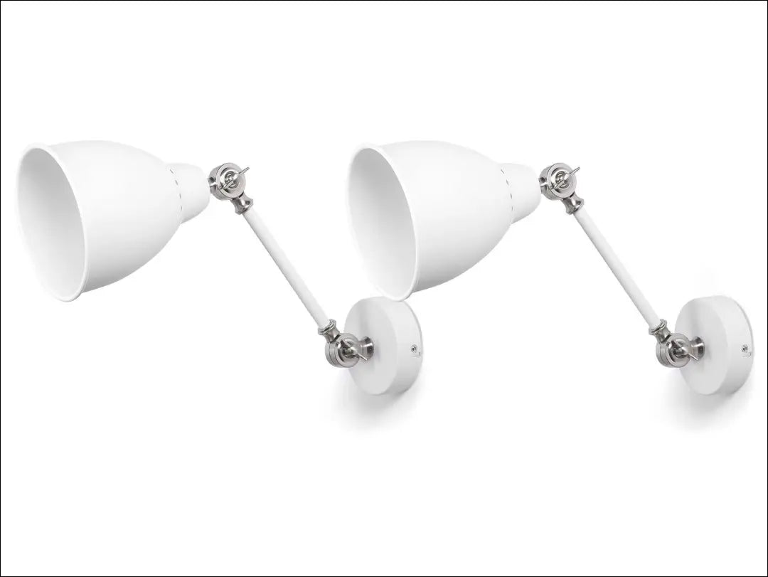 Sieninių šviestuvų komplektas (2vnt) DI10681 - €35 Save 50% 25-50, __label:Pristatymas 1-2 d.d., color-balta,