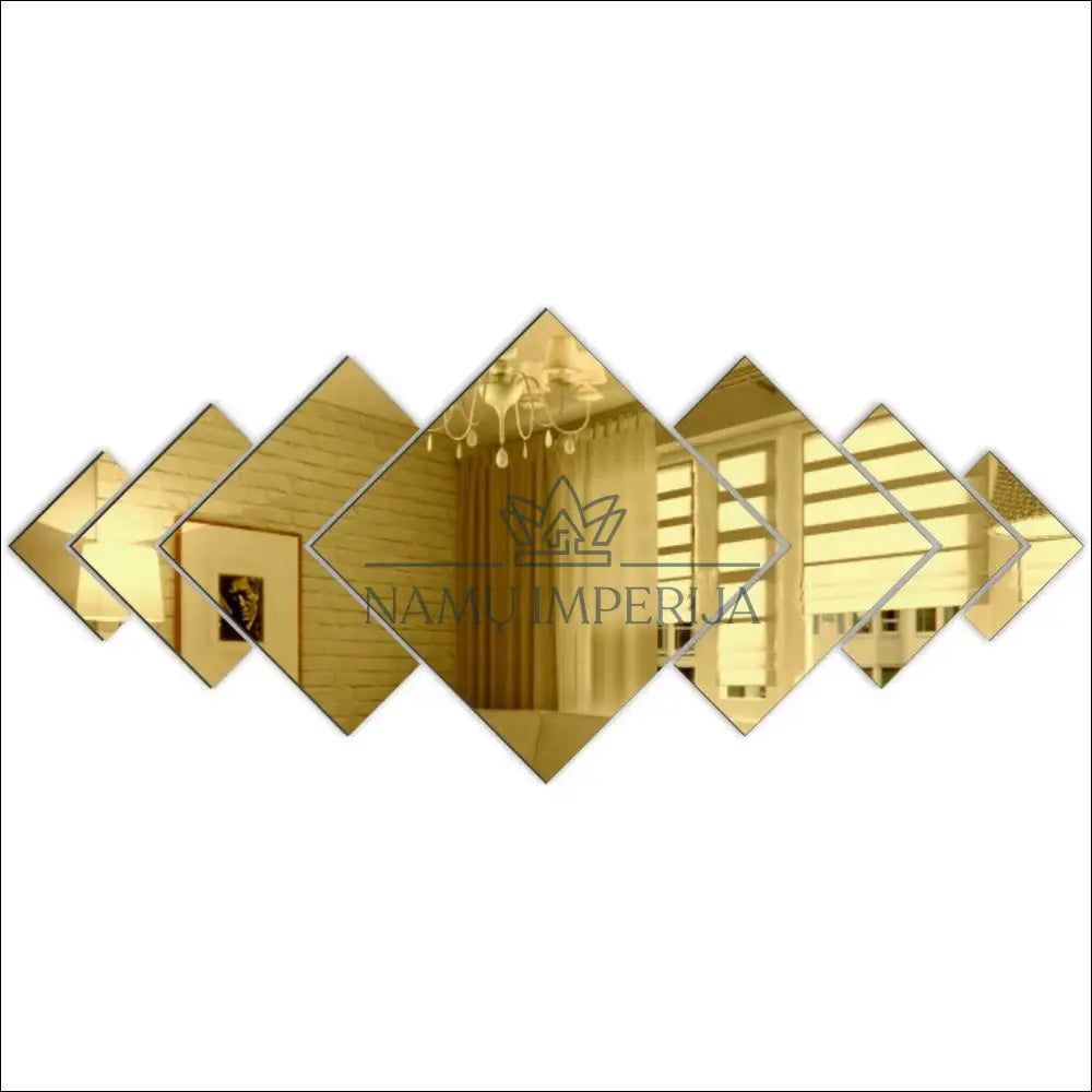 Sienos dekoracija (7 dalys) DI10237 - €80 Save 50% 50-100, __label:Pristatymas 1-2 d.d., color-auksine, interjeras,