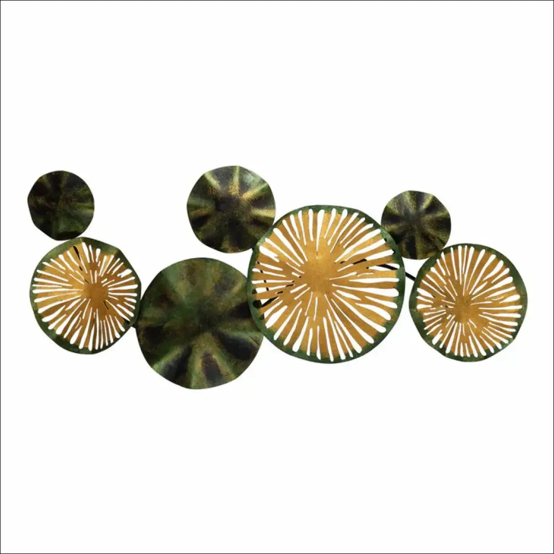 Sienos dekoracija DI10068 - €21 Save 55% __label:Pristatymas 1-2 d.d., color-auksine, color-zalia, interjeras,