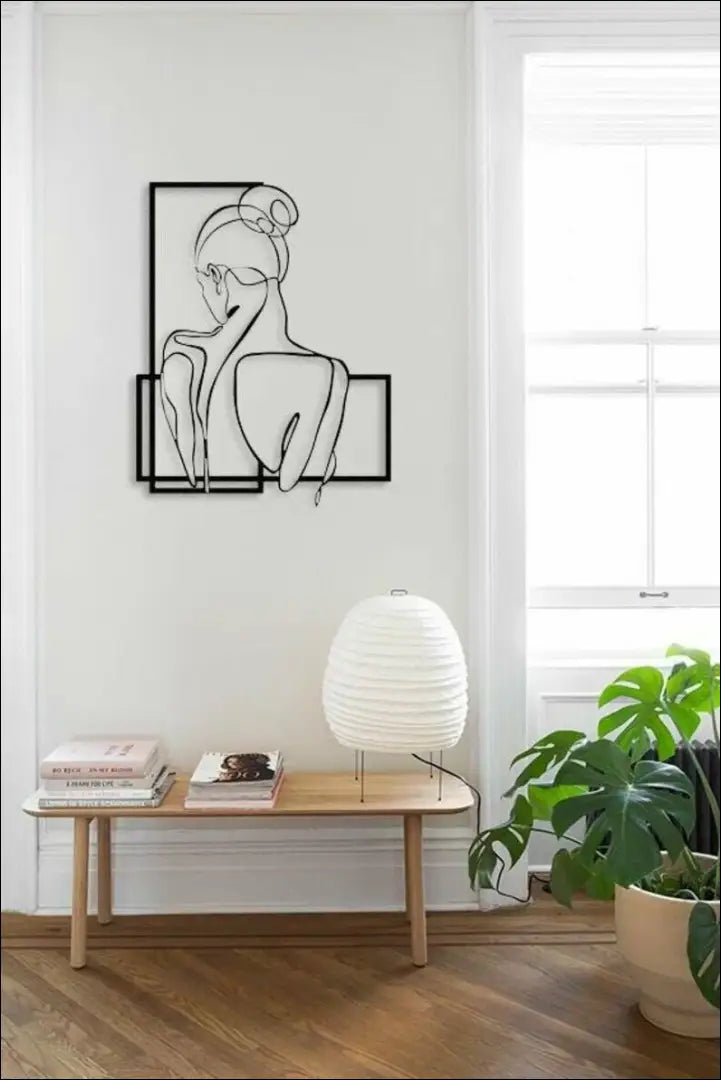 Sienos dekoracija DI10273 - €37 Save 50% 25-50, __label:Pristatymas 1-2 d.d., color-juoda, interjeras, material-metalas