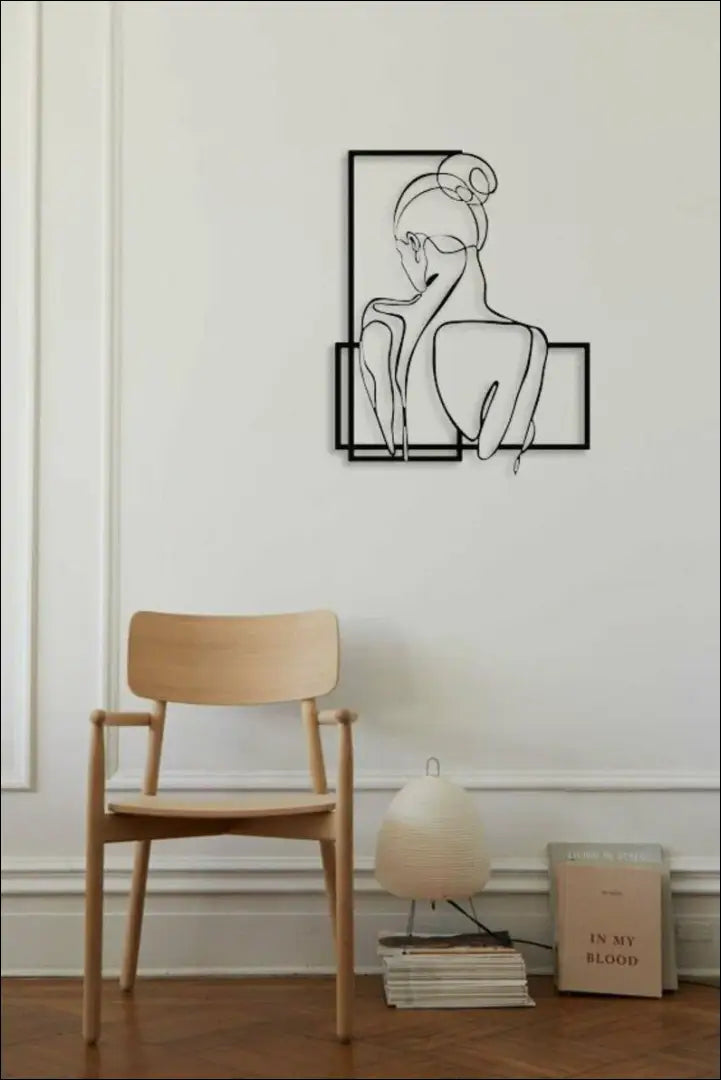 Sienos dekoracija DI10273 - €37 Save 50% 25-50, __label:Pristatymas 1-2 d.d., color-juoda, interjeras, material-metalas