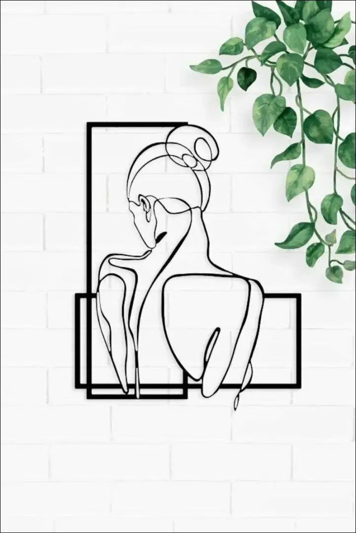 Sienos dekoracija DI10273 - €37 Save 50% 25-50, __label:Pristatymas 1-2 d.d., color-juoda, interjeras, material-metalas